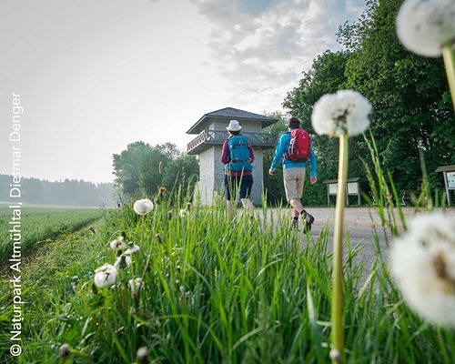Limeswanderweg Altmühltal Römerturm Erkertshofen 