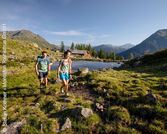 Auf dem Alpgues Rundweg, Montafon