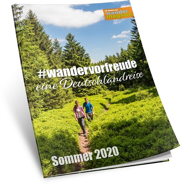 Cover des eMagazin #wandervorfreude – eine Deutschlandreise