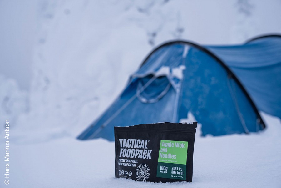 Wintertour Lappland mit Tactical FoodPacks
