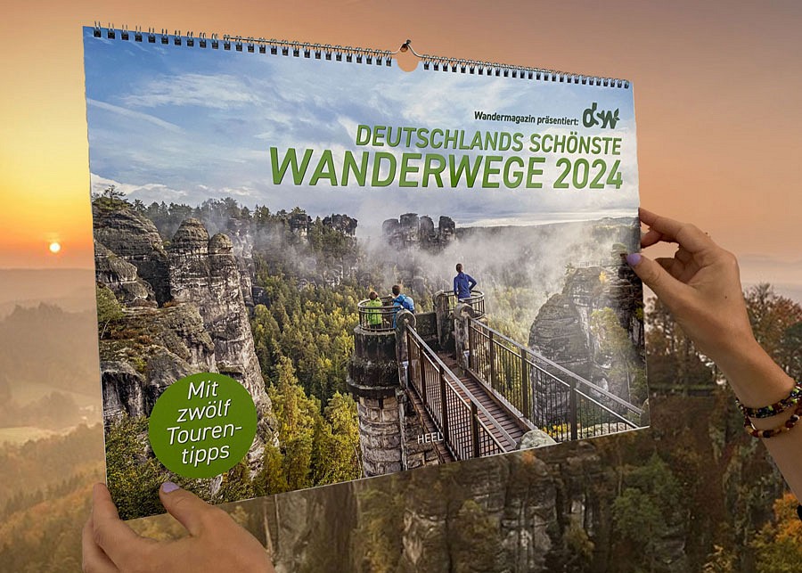 Wandkalender vom Wandermagazin