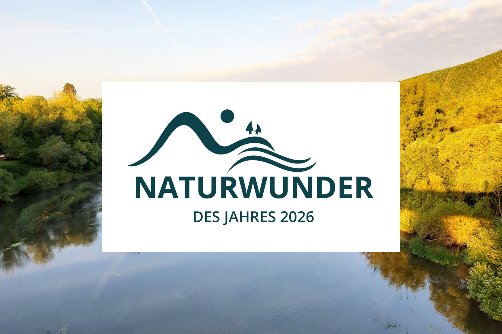Logo mit dem Schriftzug Naturwunder des Jahres 2026