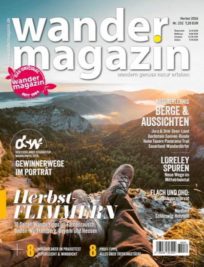 Wandermagazin Nr. 232, Herbst 2026